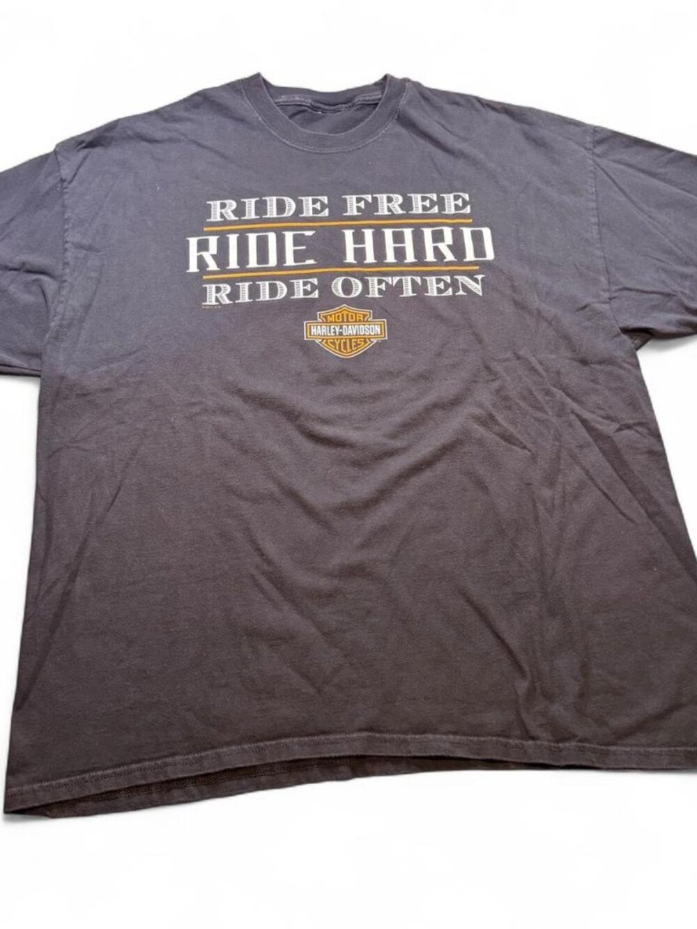 2008 Harley-Davidson Bud's Evansville Ride Free Dealer Tee XL XXL